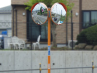 カーブミラー設置